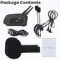 XiNOWY V6C PRO Bluetooth Full Duplex Referee Intercom Headset 1200m Earhook (2 Referees)
