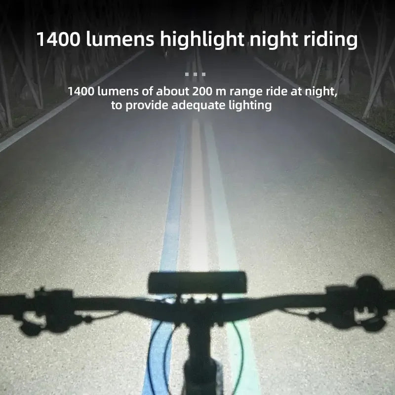 Offbondage Bicycle Light Front 900Lumen USB Rechargeable Waterproof Flashlight