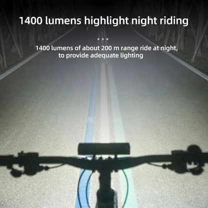 Offbondage Bicycle Light Front 900Lumen USB Rechargeable Waterproof Flashlight