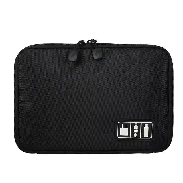 Cable Organizer Storage Bag Travel Case for USB Cables Earphones Power Bank SD
