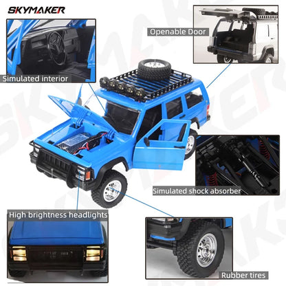 MN78 1:12 RC Car 4WD Off-Road RTR 2.4G Remote Control Truck for Boys Gift