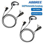 ABBREE Walkie Talkie Headset 4G PTT MIC Type-C for GP-268 GP-298 Zello