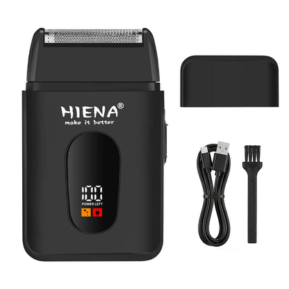 Men Electric Shaver Cordless Hair Clipper Rechargeable Hiena Razor