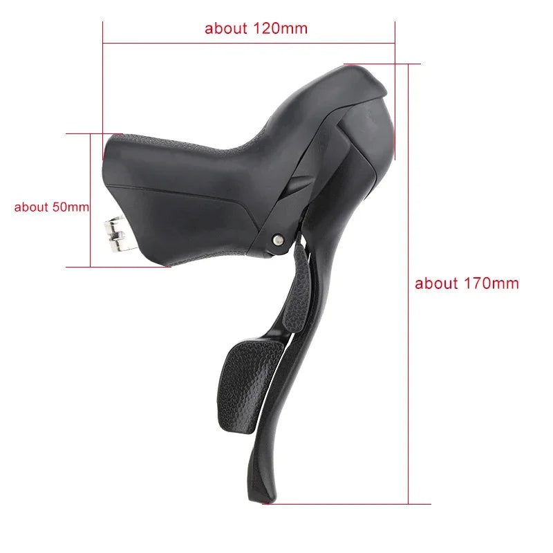 MicroNEW Road Bike Shifter Brake Lever 2x7–10 3x7–10 Speed Shimano - EXPROTAS