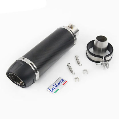 Universal 51MM Motorcycle Exhaust Muffler Pipe Escape Moto LeoVince for kawasaki er6n sv650 Z800 R1 cb650f cb1000r cbr250r-EXPROTAS
