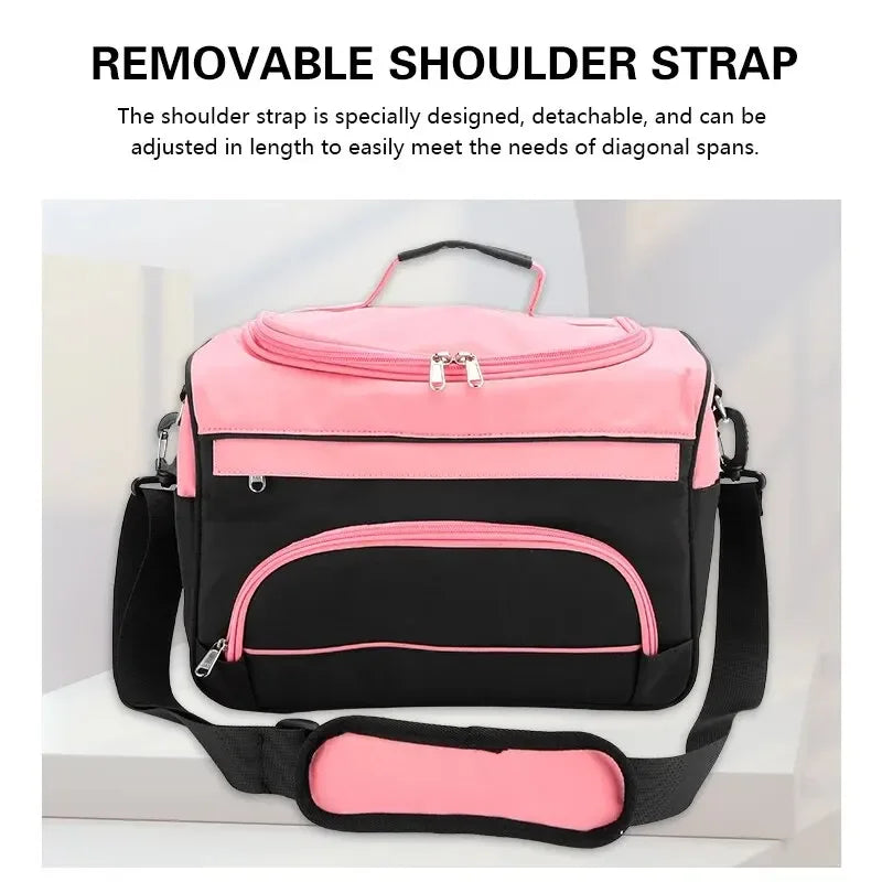 Makeup Bag Portable Cosmetic Organizer for Salon Nail Art Travel