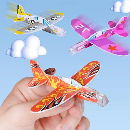 50Pcs Foam Gliders Toys Outdoor Paper Planes for Kids Party Favors