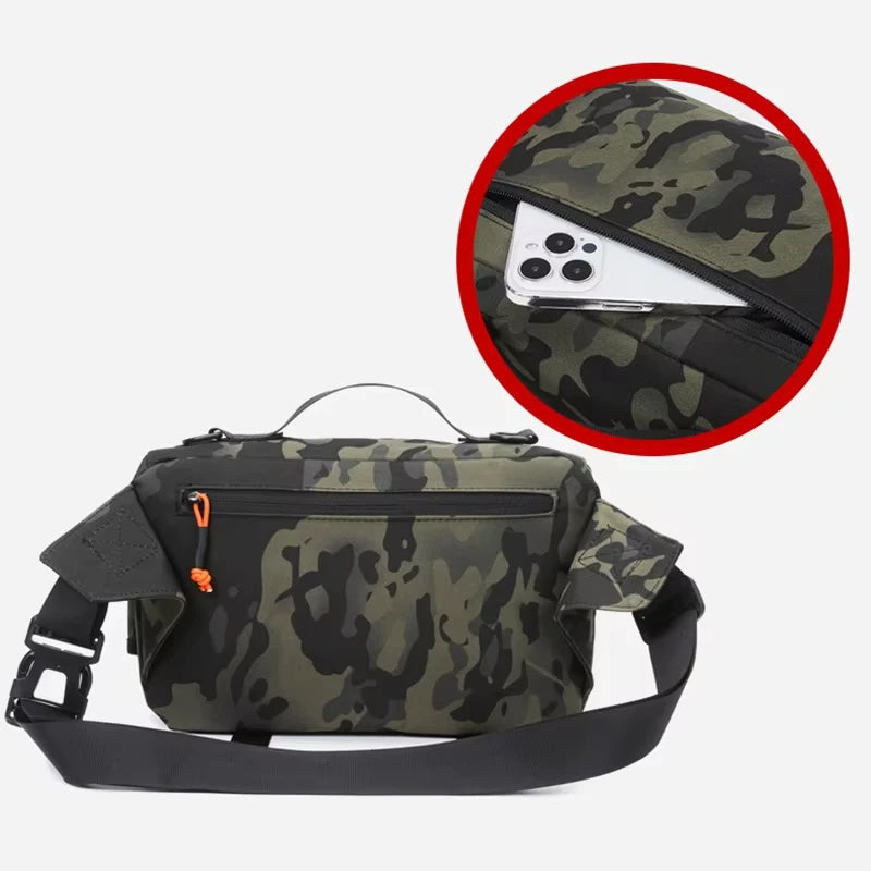 Tactical Sling Bag Waist Pack Fishing Outdoor Hiking Fanny Shoulder Bag