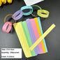 Rainbow Paper Chain Garland Stars Party Decor for Kids Birthday Celebration