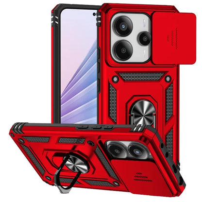 Xiaomi Redmi Note 10-14 Pro Shockproof Case Magnetic Ring Camera Cover
