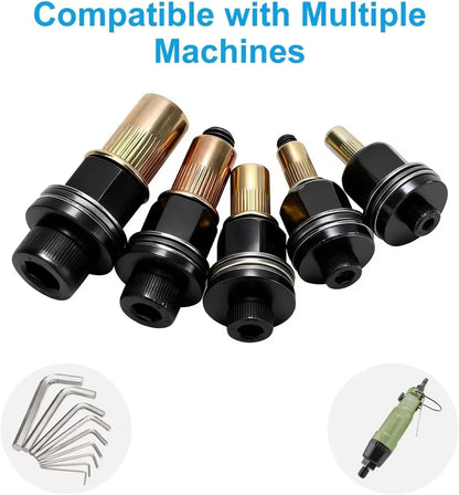 60PCS Carbon Steel Rivnut Manual Riveter Set for M3 M4 M5 M6 M8