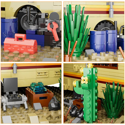 Breaking Bad RV Camper Bus Car Model Building Blocks Adventure Toy