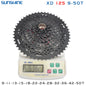 SUNSHINE XD MTB Cassette 12 Speed 9–50T Black Compatible SRAM XD Freehub - EXPROTAS