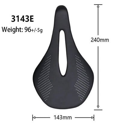 ELITA ONE Carbon Saddle MTB/Road Bike saddle Super Light Leather Carbon Cushions 96g-EXPROTAS