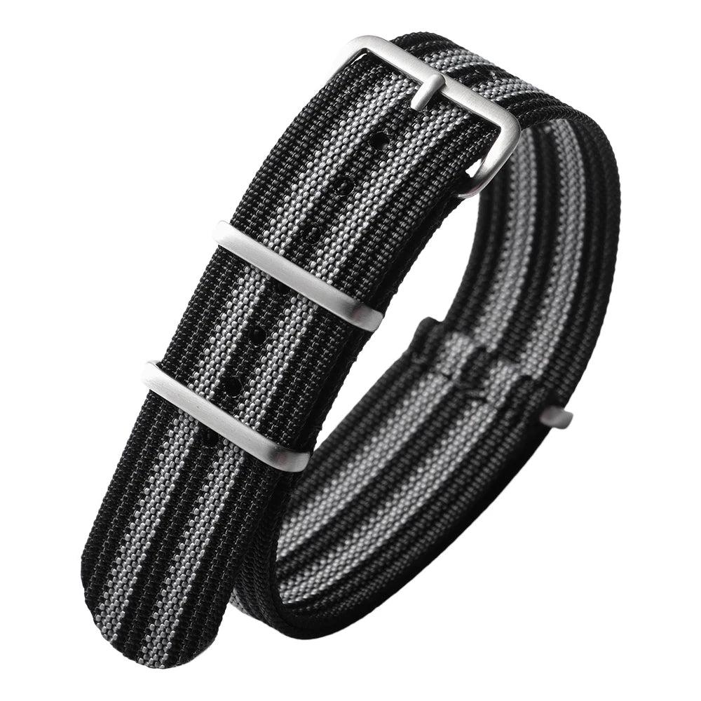 Nylon Watch Band Strap 19mm 18mm 20mm 22mm Military Sport Replacement Straps