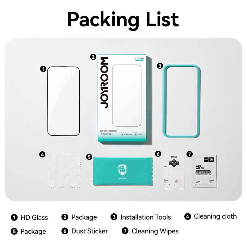 1PCS Max Screen Protector Tempered Glass for iPhone 18 17 16 15 Pro Max