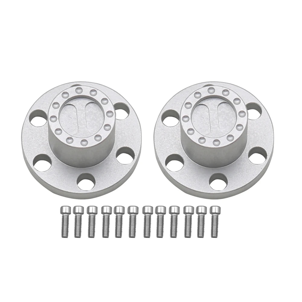 1/10 RC Crawler Metal Wheel Center Dust Caps 6-Hole for 1.9" & 2.2" Wheels - EXPROTAS