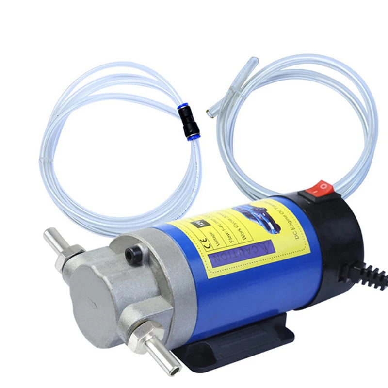 Portable Oil Transfer Pump 1-4L/min 12V Extractor Fluid Suction Electric Change Fuel Pump Siphon Tool for Car Motorcycles Boats-EXPROTAS