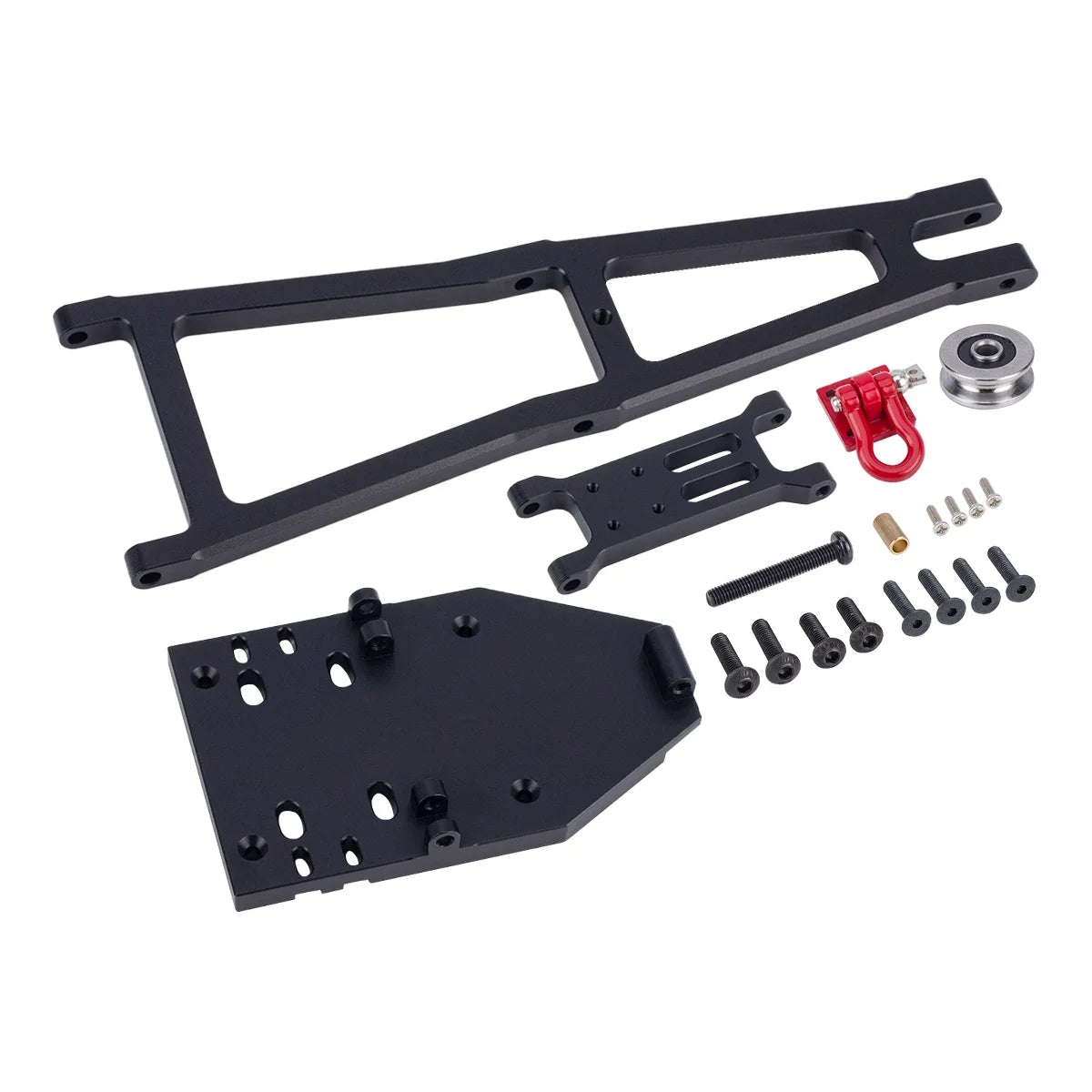 CNC Aluminium RC Wrecker Tow Truck Crane Arm kit Simulation for 1/10 Car Crawler Axial Capra 1.9UTB Trail Buggy Upgrade parts-EXPROTAS
