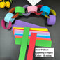 Rainbow Paper Chain Garland Stars Party Decor for Kids Birthday Celebration