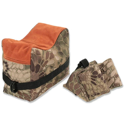 Front & Rear Rifle Shooting Rest Bag Unfilled Gun Bench Target Hunting Support