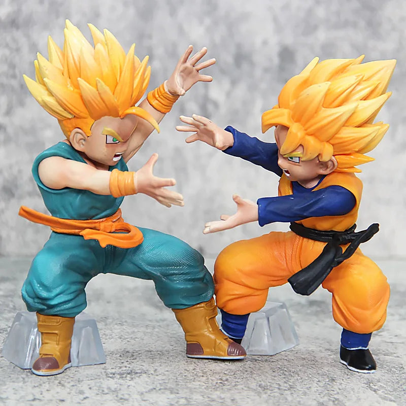 15cm Dragon Ball Son Gohan Trunks Figure PVC Anime Statue Model Toy