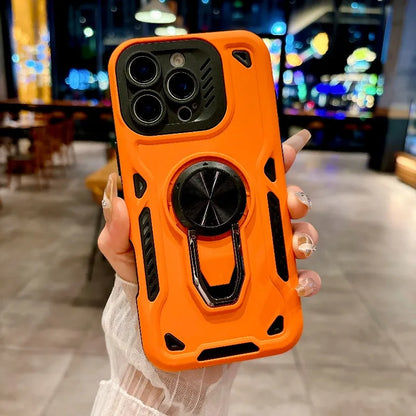 360 Rotating Ring Armour Case for iPhone 11-17 Air Pro Max Plus Heavy Duty