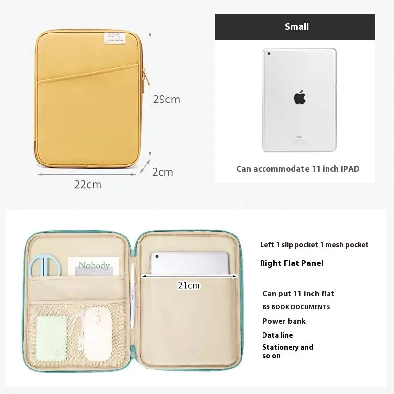 Tablet Bag 9-11inch Shockproof Sleeve for iPad Air 4 5 Pro 10.9 10.5