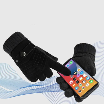 Winter Gloves Men Cycling Waterproof Warm Touchscreen Windproof Thermal