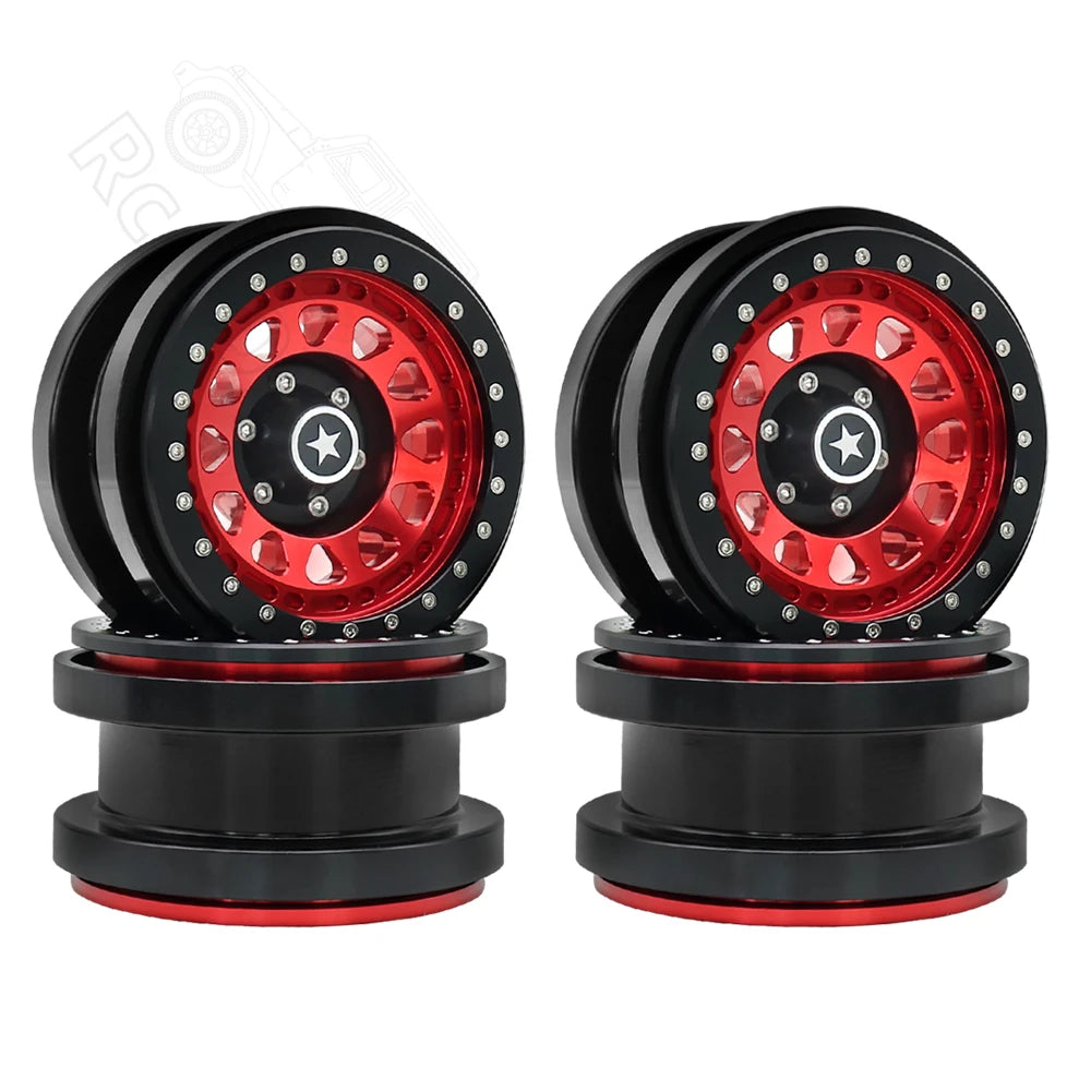 1/6 RC Crawler CNC Aluminum 2.9" Beadlock Wheel for Axial SCX6 - EXPROTAS