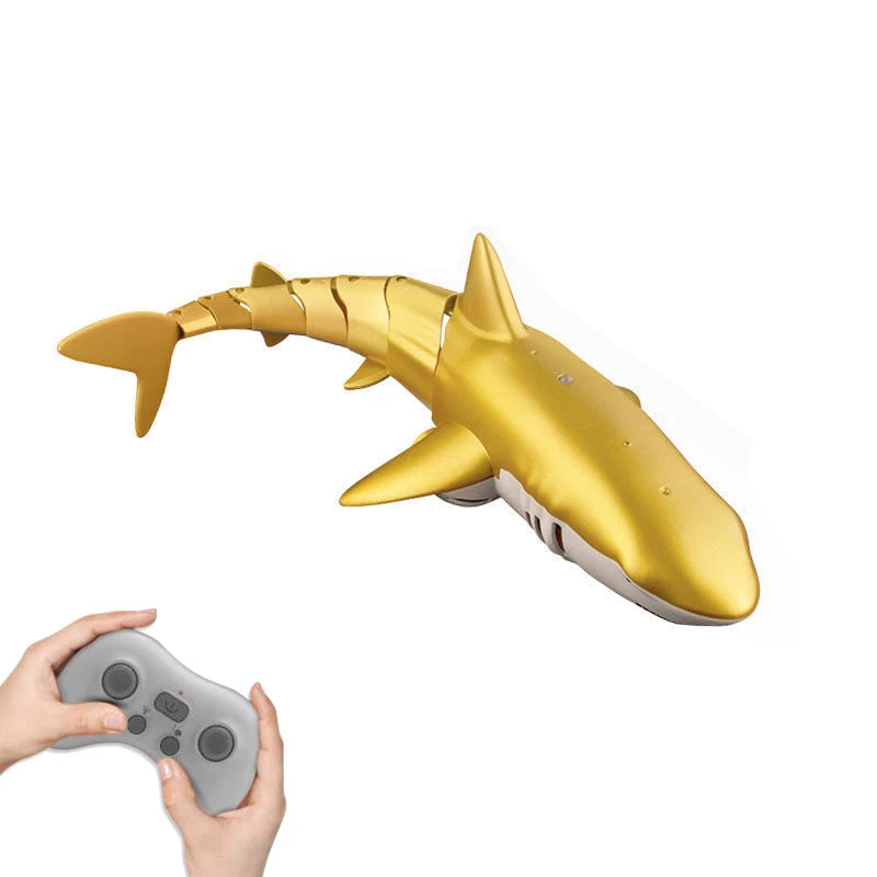 RC Control Shark Remote Water Toy Boat for Kids Swimming Pool Fun