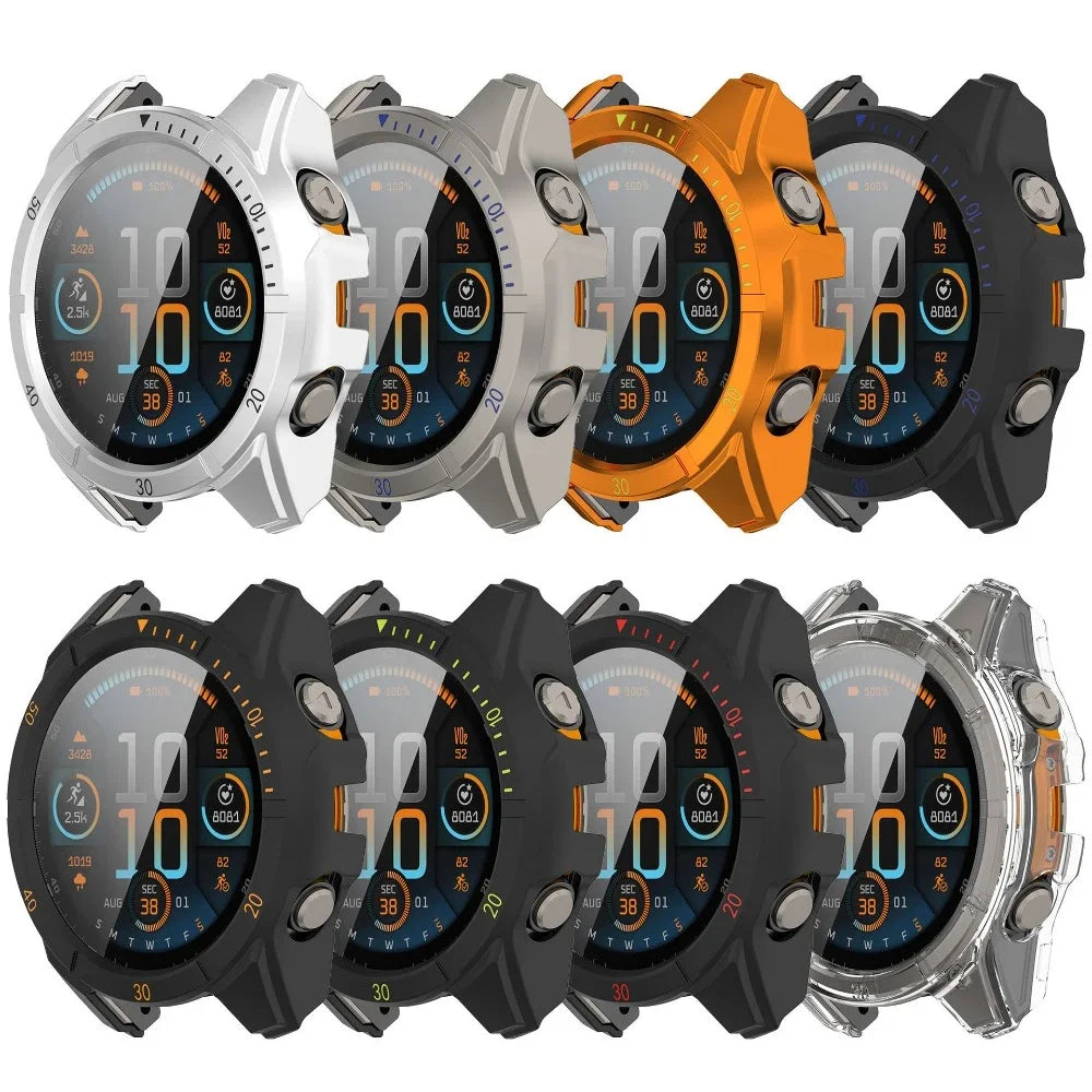 Screen Protector for Garmin Fenix 8 43mm 51mm 47mm Tempered Glass Case