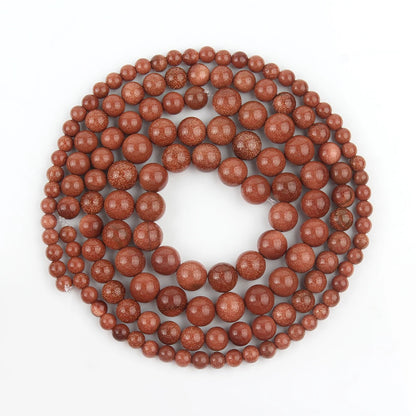 Natural Stone Loose Beads 12mm Round Gemstone for Jewellery Making DIY