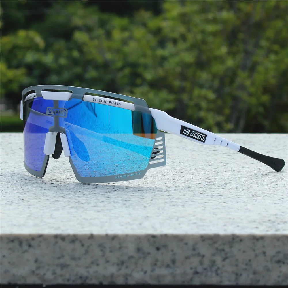 Scicon Photochromic Cycling Sunglasses MTB Road Bike Sports Eyewear Men Women