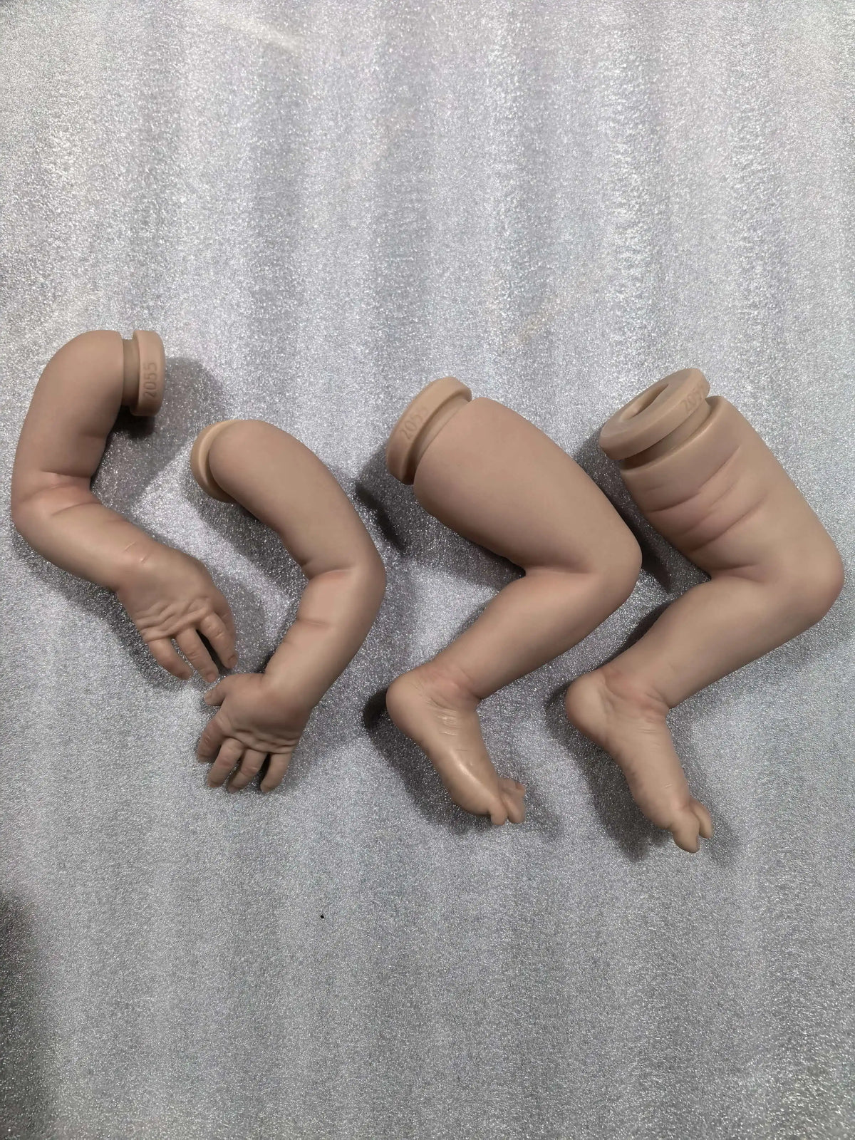 18inch Reborn Doll DIY Baby Parts Cloth Body Unpainted Sleeping Doll