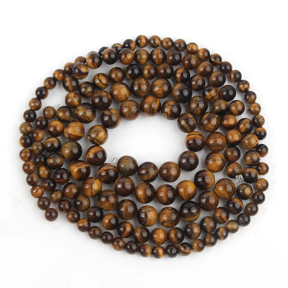 Natural Stone Loose Beads 12mm Round Gemstone for Jewellery Making DIY
