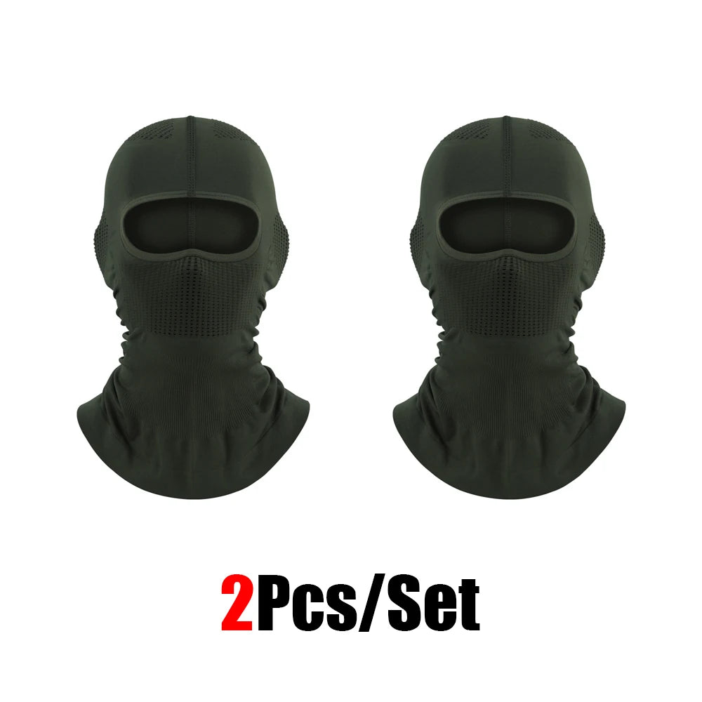 4Pcs Full Face Mask Balaclava Cycling Ski Motorcycle Warm Black Men
