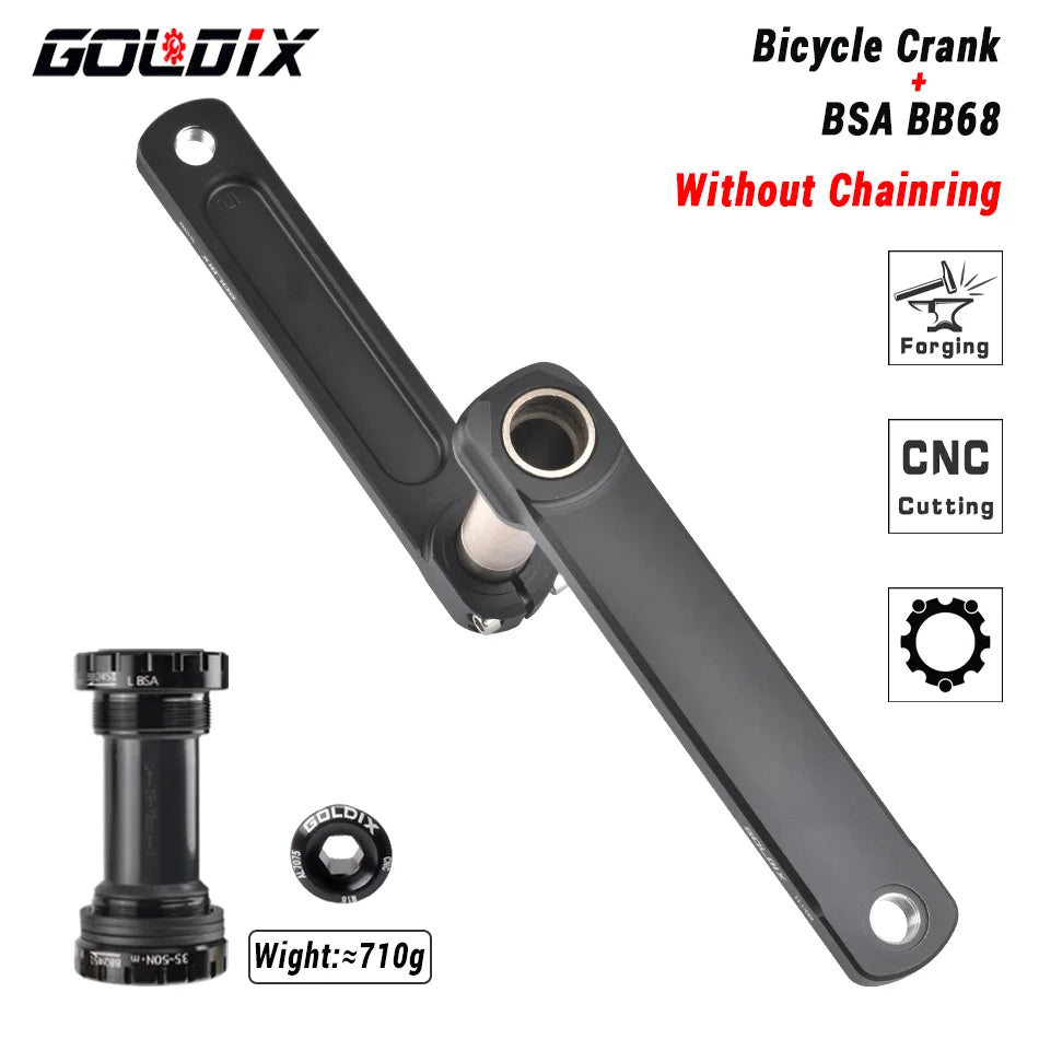 GOLDIX Ultralight Road Bike Crankset 50/34 52/36 53/39T for Shimano SRAM - EXPROTAS