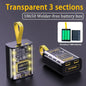 3x18650 Power Bank Case Battery Storage Box Dual USB Charger DIY Shell for Phone