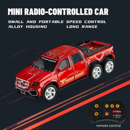 Mini Alloy 1/64 Remote Control Car 60 Minutes Kids Toy Convenient Carry