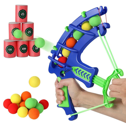 Kids Montessori Sticky Ball Dartboard Slingshot Target Educational Game