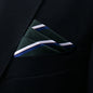 Mens Pocket Square Handkerchief Solid Satin Wedding Accessories
