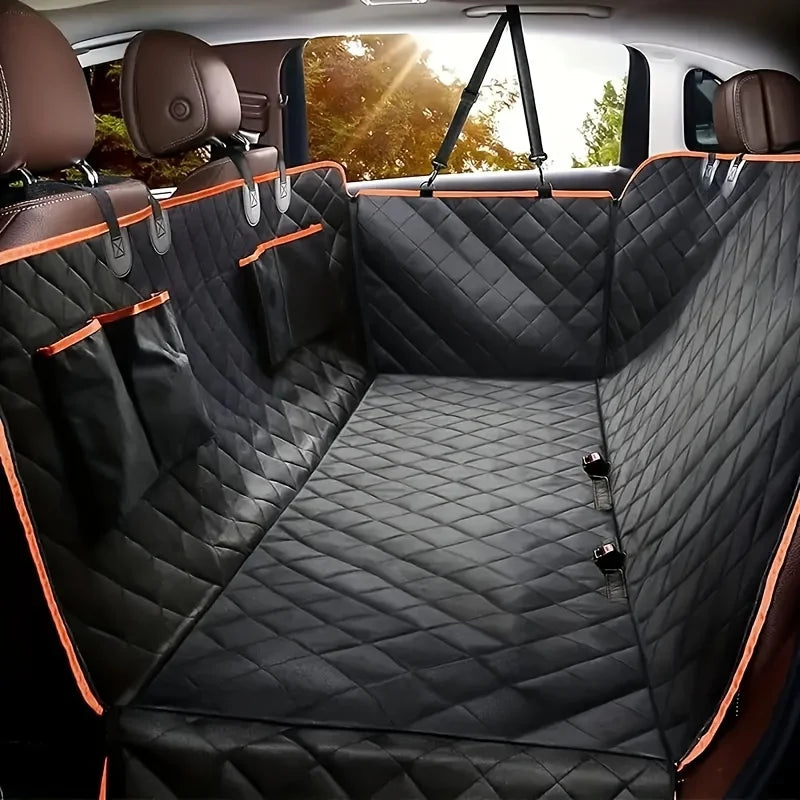 Dog Car Seat Cover Waterproof Non-Slip Hammock Rear Protector for Pets