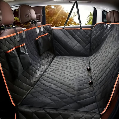 Dog Car Seat Cover Waterproof Non-Slip Hammock Rear Protector for Pets