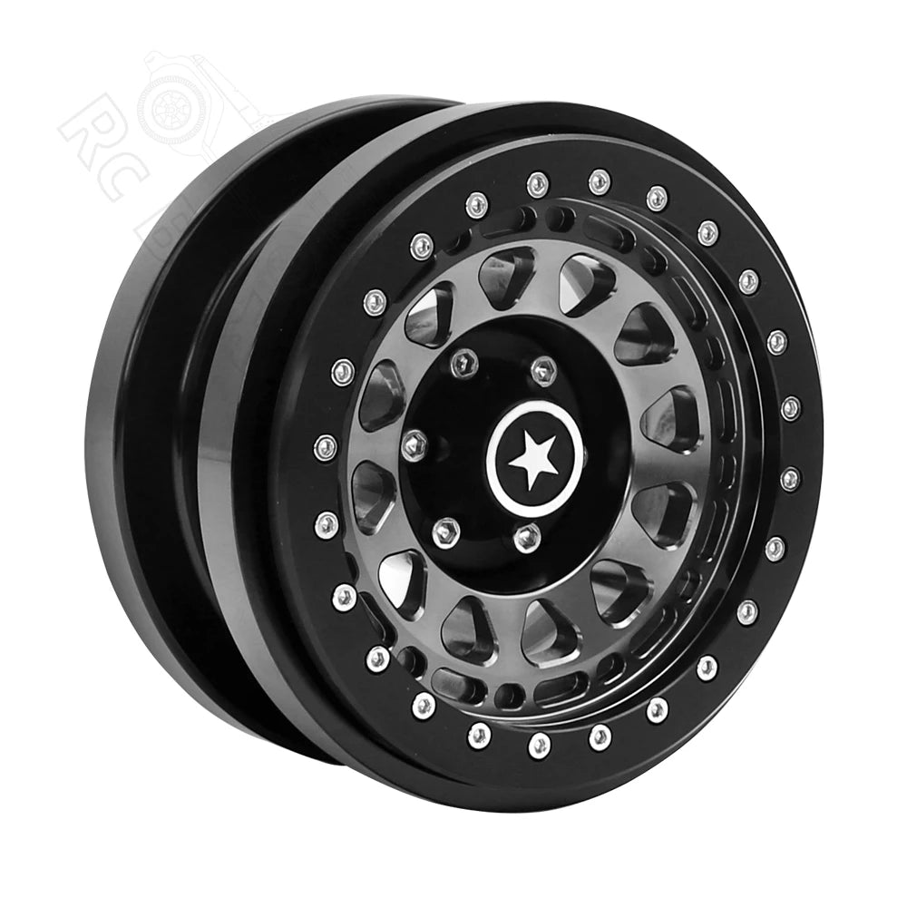 1/6 RC Crawler CNC Aluminum 2.9" Beadlock Wheel for Axial SCX6 - EXPROTAS
