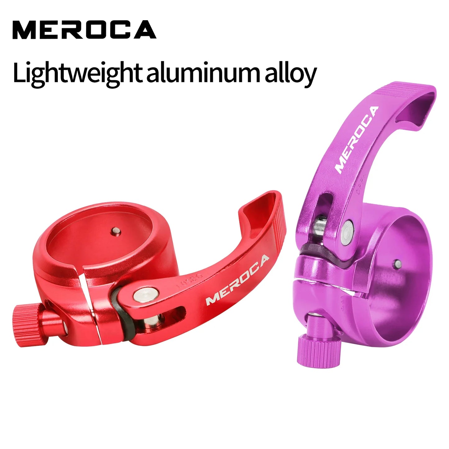 MEROCA Folding Bike Seatpost Clamp 40.9mm Quick Release for 33.9mm Seatpost