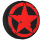 Military Tactical Skull Star Spare Tire Cover Dust-Proof Wheel Tire Cover Protector for Jeep SUV RV Trailer Car 14 15 16 17 Inch-EXPROTAS