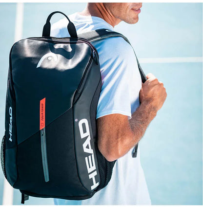 HEAD Tour Team Series Tennis Backpack Large Capacity With Shoe Compartment Racket Room Rackets Bag-EXPROTAS