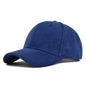 Men Women Suede Baseball Cap Retro Snapback Autumn Winter Hip Hop Hat