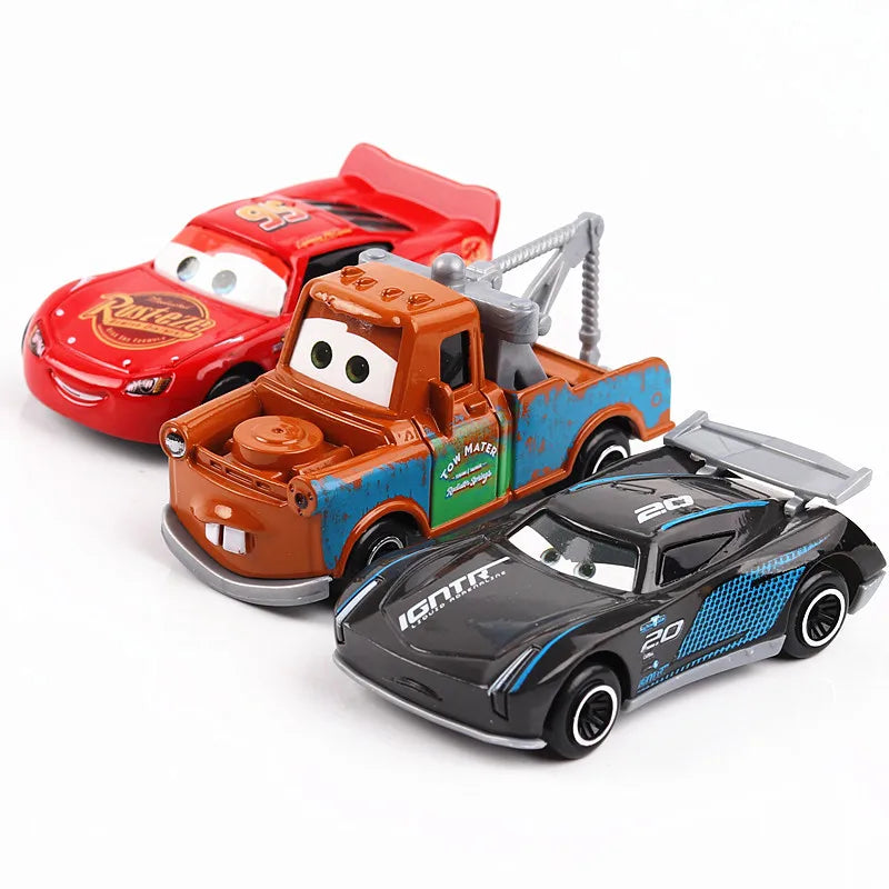 Disney Pixar Car 3 6/7pcs Set Lightning McQueen Jackson Storm Mack Uncle Truck 1:55 Dietcast Metal Car Model Children's Toy Gift-EXPROTAS